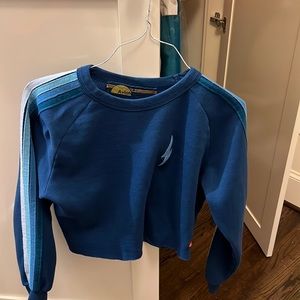 Aviator nation cropped sweatshirt